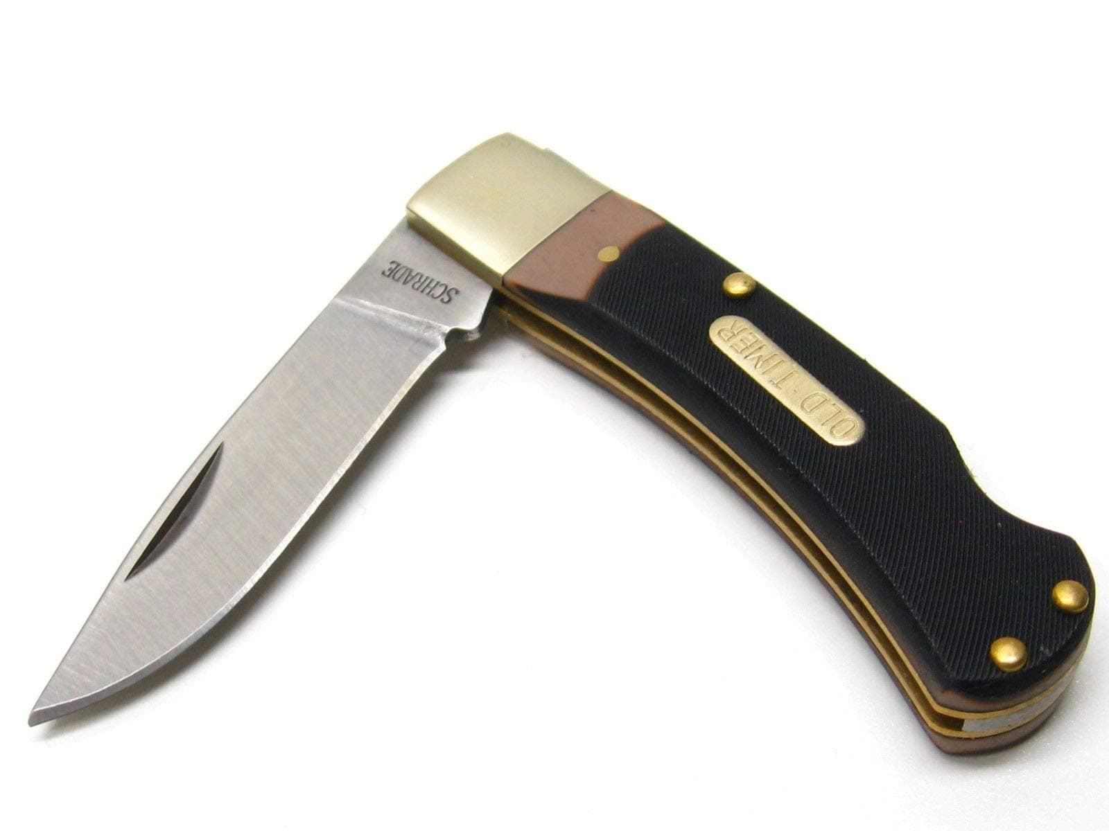 Old TimerBearhead Folder 2.25 in Blade Delrin Handle