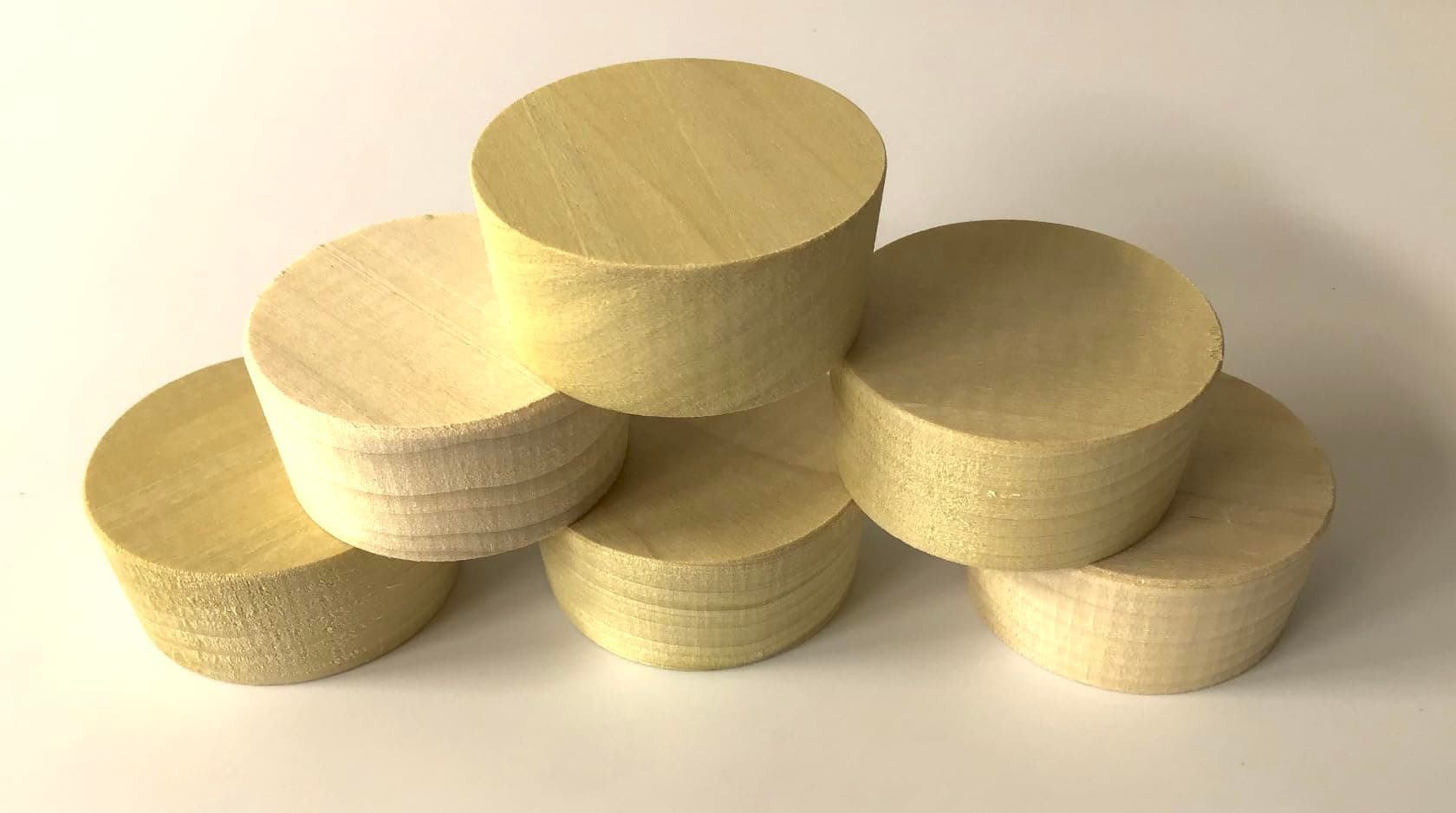 6 Wooden Bourbon Barrel Bungs