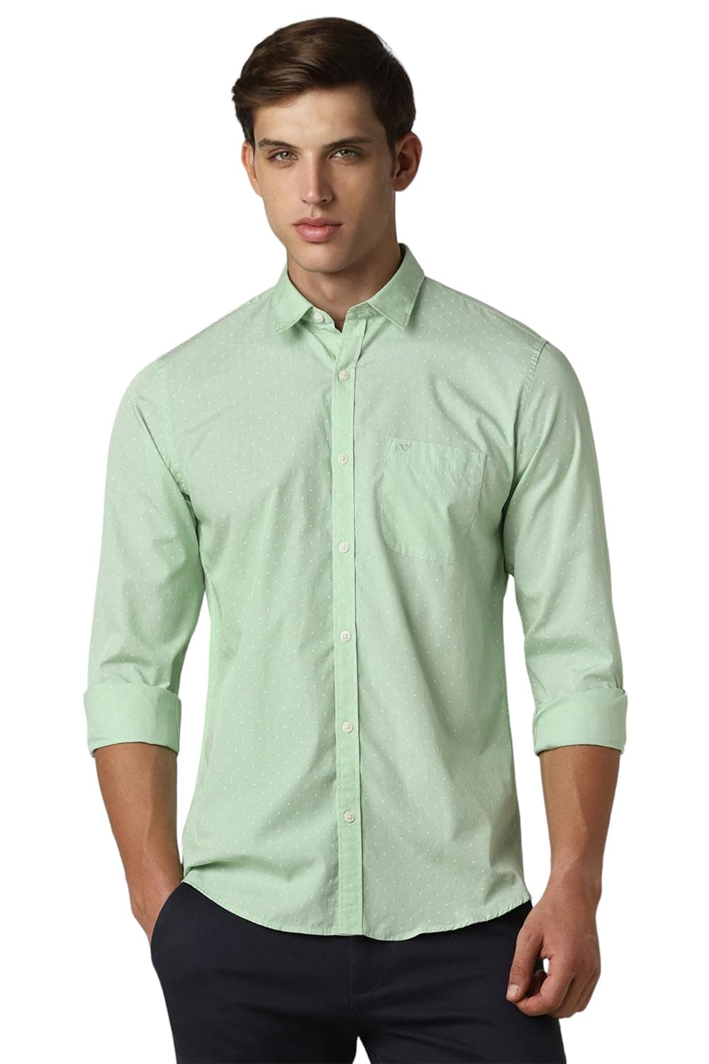 Peter EnglandMen's Regular Fit Shirt