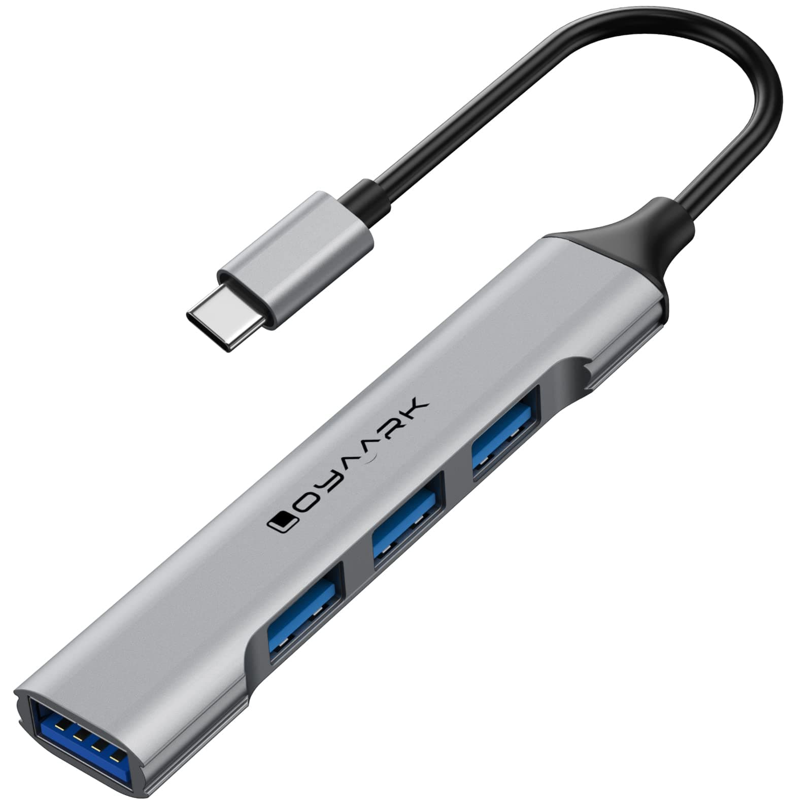 USB C Hub, Type C to 1 USB 3.0 + 3 USB 2.0 Adapter Expander, USB C Multiport Adapter USB Hub for Laptop, iMac Pro, MacBook Air, Mac, Notebook PC, USB Splitter Aluminum
