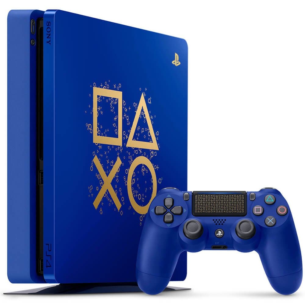 PlayStation 4 Slim 1TB Limited Edition Console - Days of Play Bundle [Discontinued]