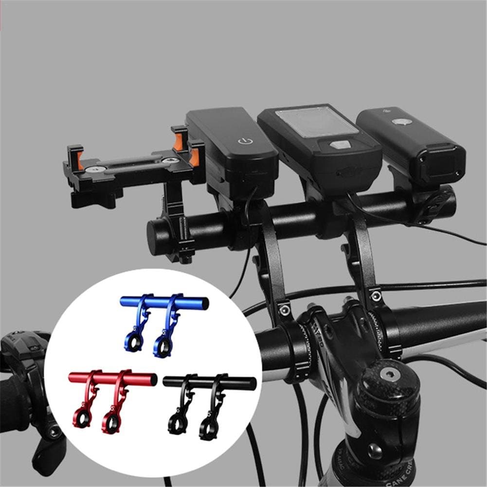 Mlec Tech 1PC 20CM Multi-function Aluminum Alloy Mountain Bike Handlebar Extender Bicycle for Lamp GPS Phone Speaker Mount Holder Bracket Extension Bike Handlebar Extender