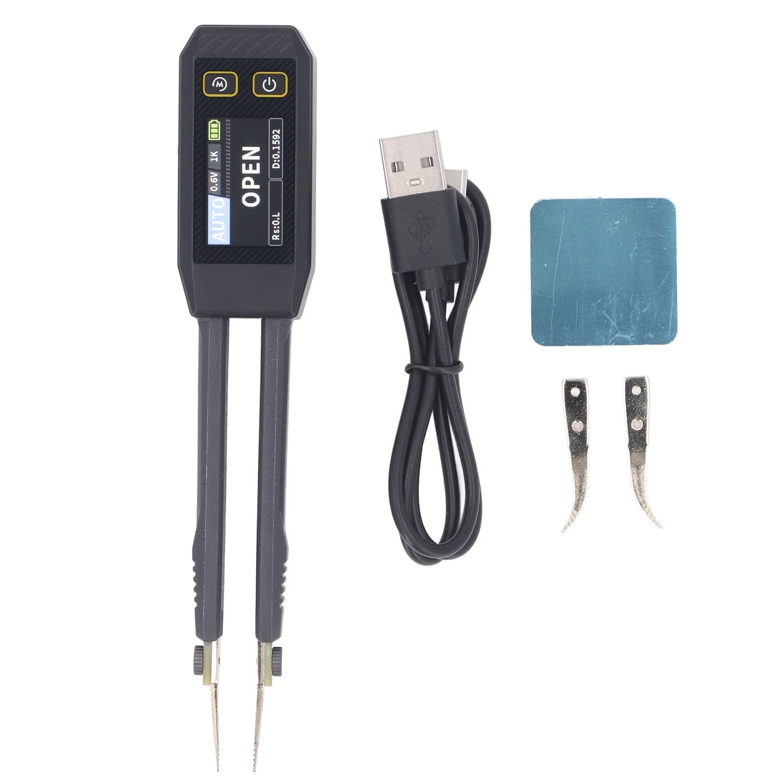 EujgoovDigital Tweezer Tester Electronic Component Analyzer Tester for Inductance Capacitance