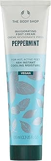 The Body Shop Peppermint Intensive Cooling Foot Rescue Cream, 100ml - Rehydrates dry heels & combat odour