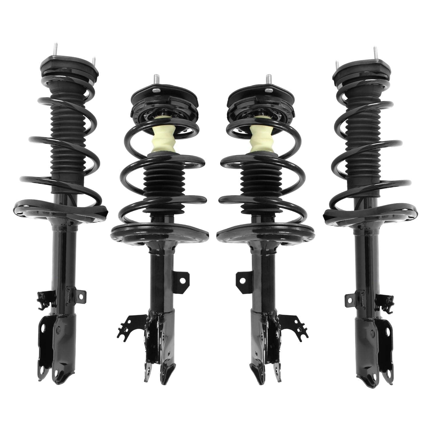 Front & Rear Quick Complete Struts Assembly with Coil Springs Replacement for 2012-2017 Toyota Camry SE, XSE, Hybrid SE (Set of 4)