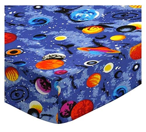 SheetWorld Fitted Cradle Sheet - Planets - Made In USA