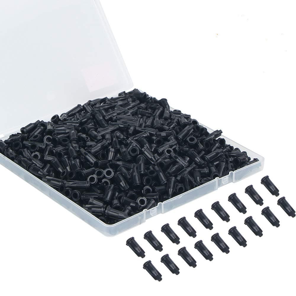 500 Value Pack Luer Lock Syringe Tip Caps Dispensing Needle Tip Cap with Storage Box