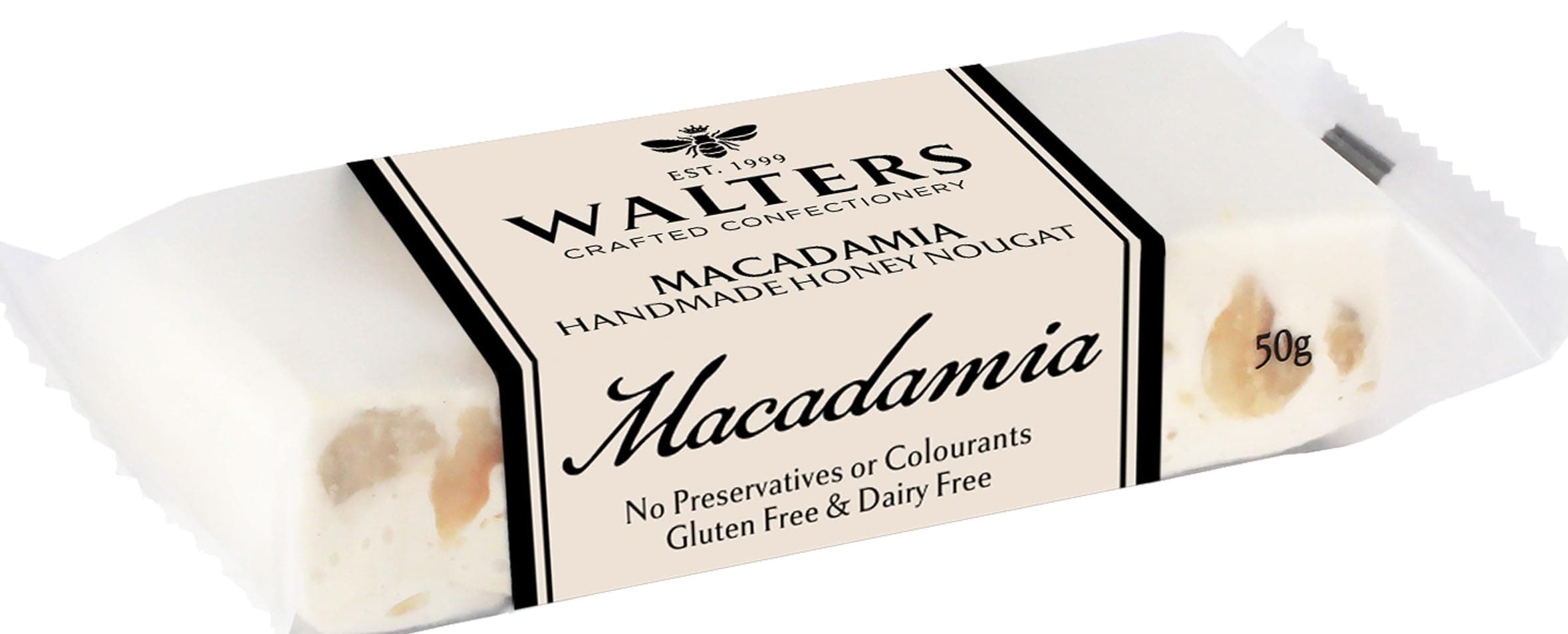 Walters Nougat Bar Macadamia 50 g