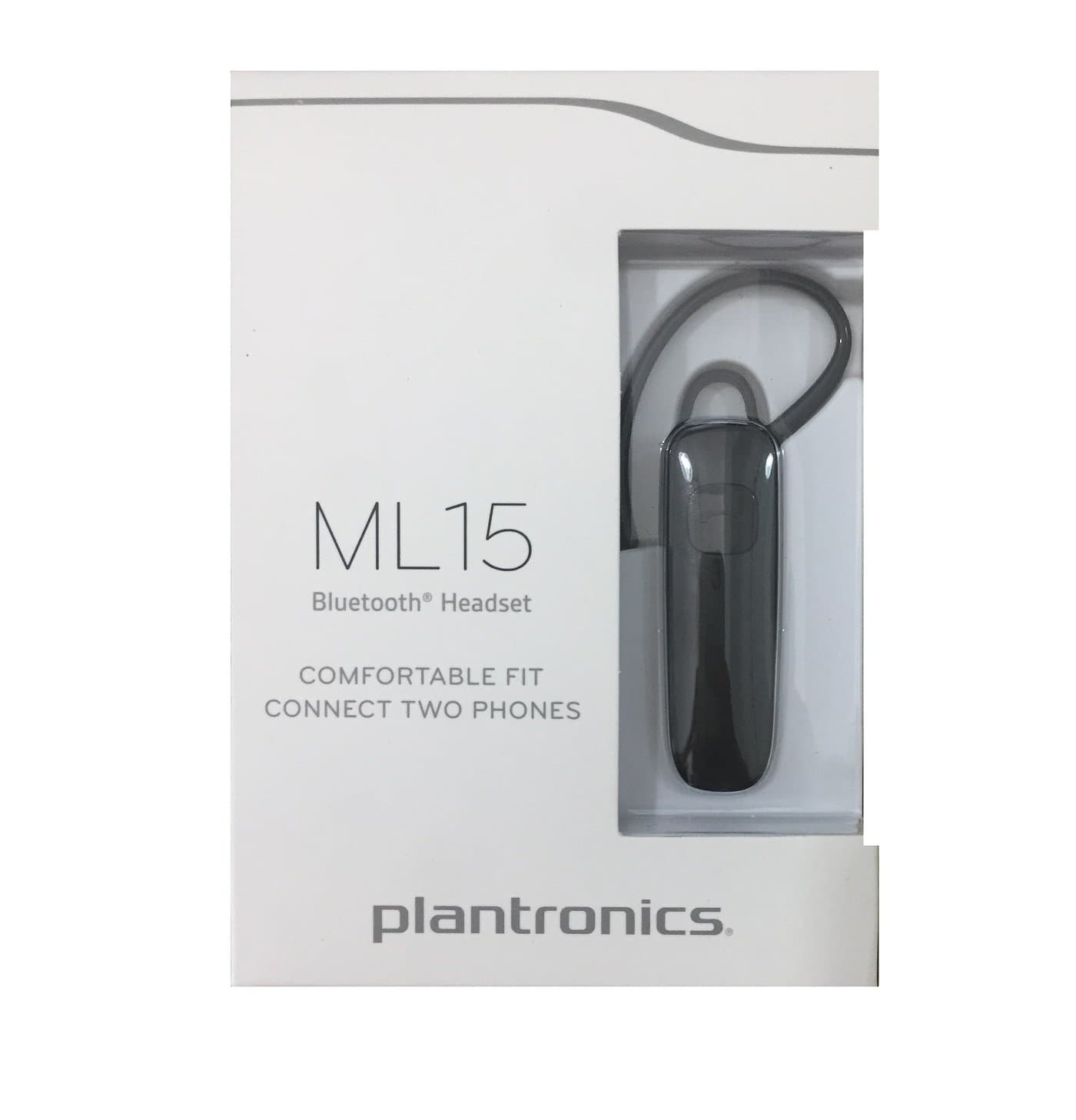 Plantronics ML15 Wireless Bluetooth In Ear Headset with Mic (Black)