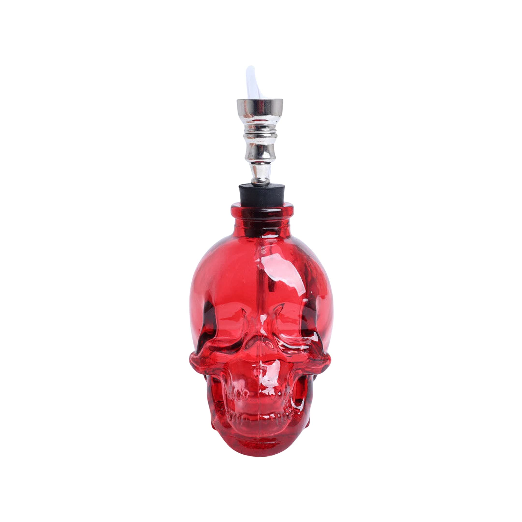 Skull Glass Hookah (Red)