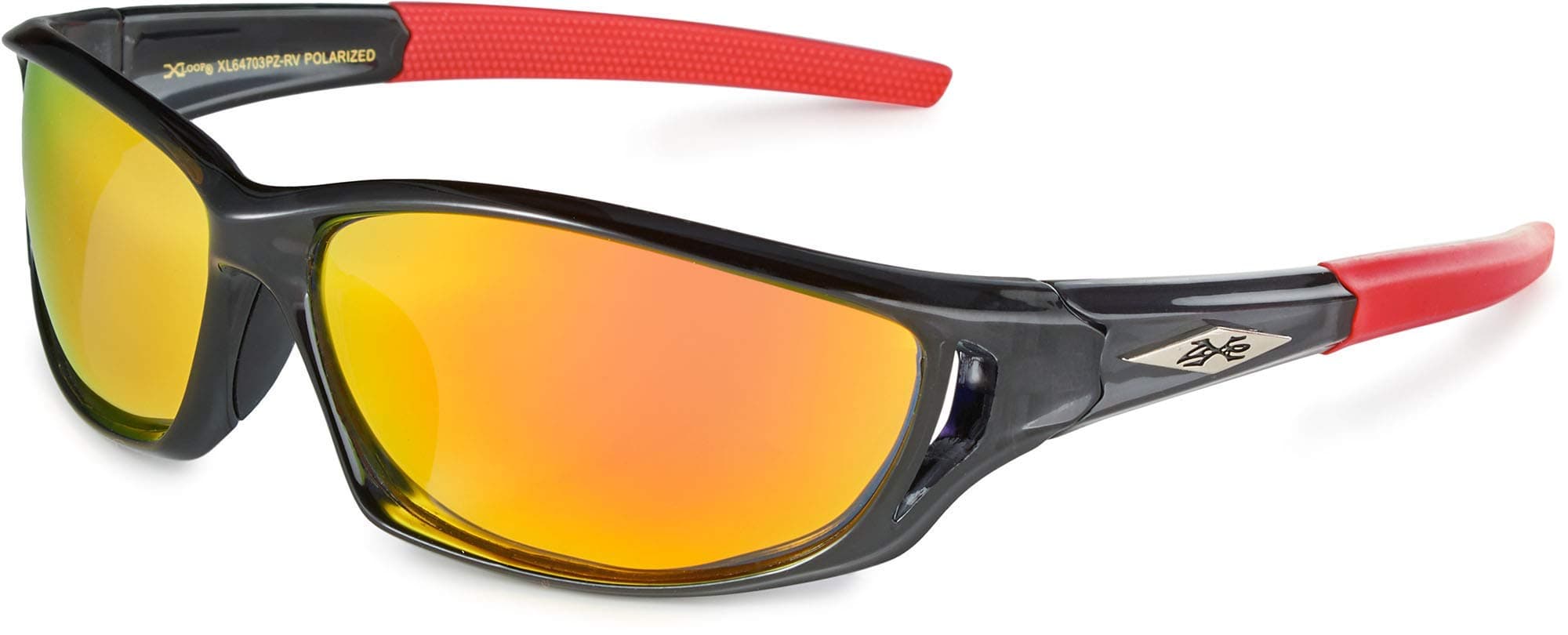 X LOOP mens Polarized Wrap Around Sport Sunglasses X Loop Men's Polarized Sport Wrap Sun Glasses