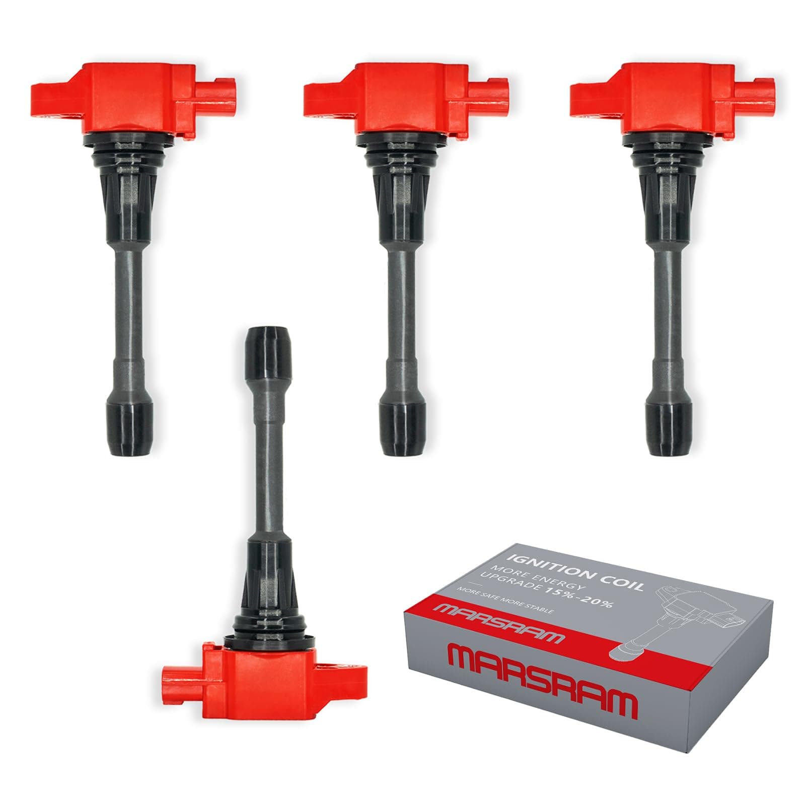 Ignition Coil Pack UF549 for 2007 2008 2009 2010 2011 2012 Nissan Altima Versa Sentra Cube NV200 Rogue 2013 2014 2015 Infiniti M56 FX50 QX60 2.5L 2.0L 1.8L Replace for C1696 4pcs