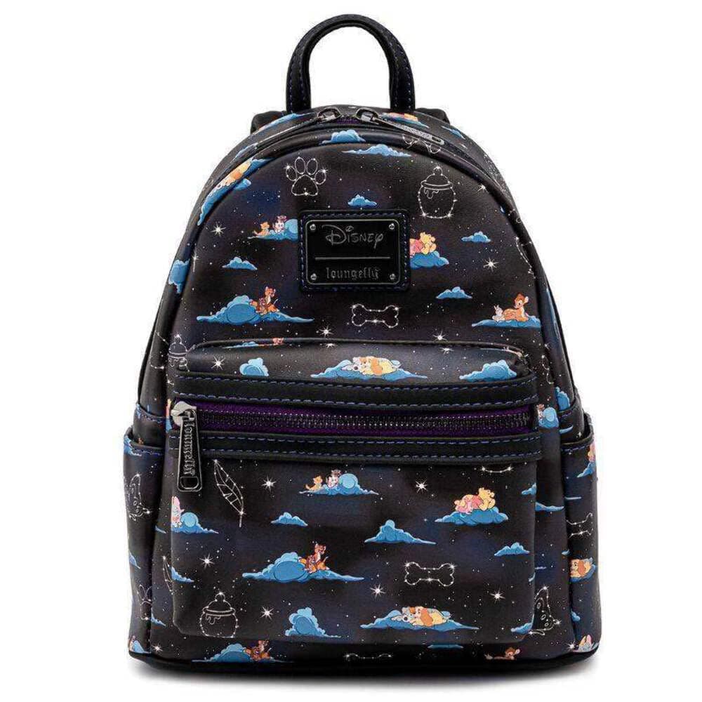 LoungeflyDisney Classic Clouds AOP Mini Backpack by Loungefly