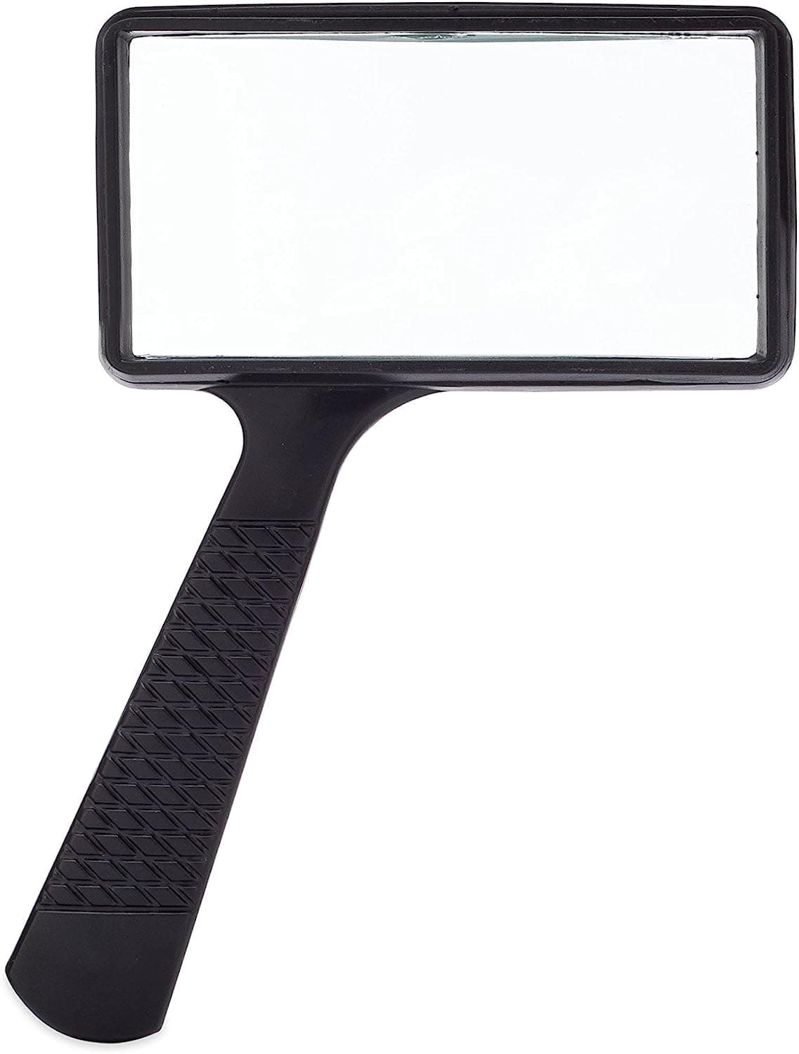 MagnifyLabs Oversized Rectangular Magnifying Glass (3X Magnification) - Scratch Resistant GLASS Lens - Large Horizontal Viewing Area
