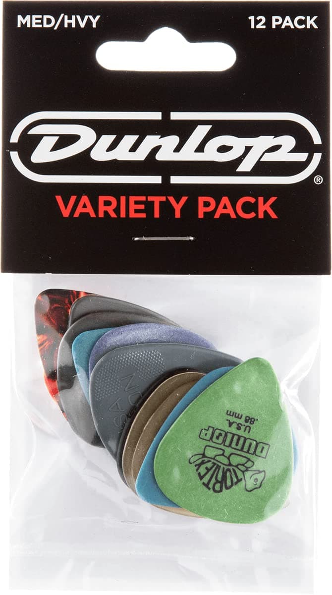 Guitar Pick MD/HV Variety Pack - 12 Pack