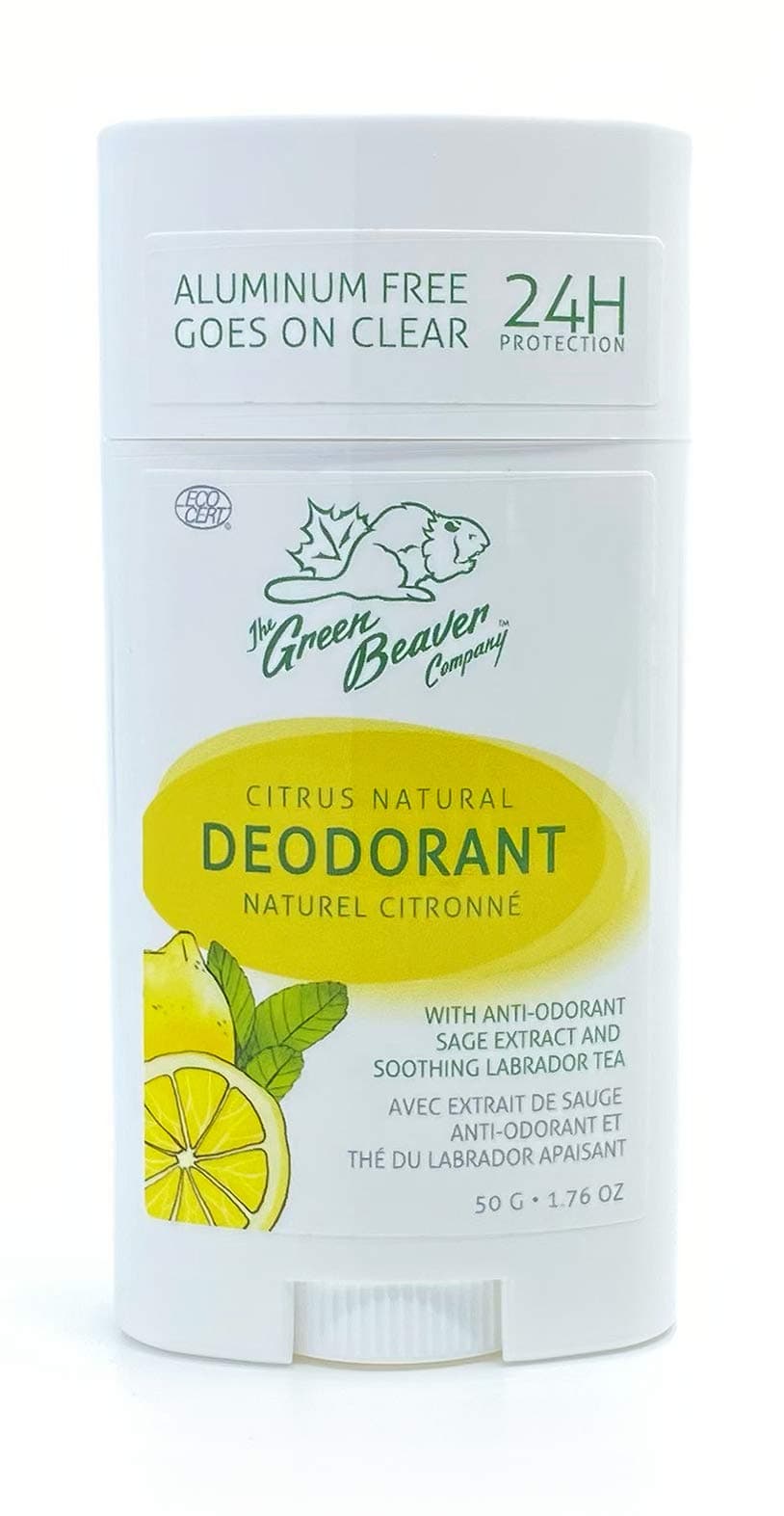 The Green Beaver Company rt 24 Deodorant Citrus, 1.76 OZ