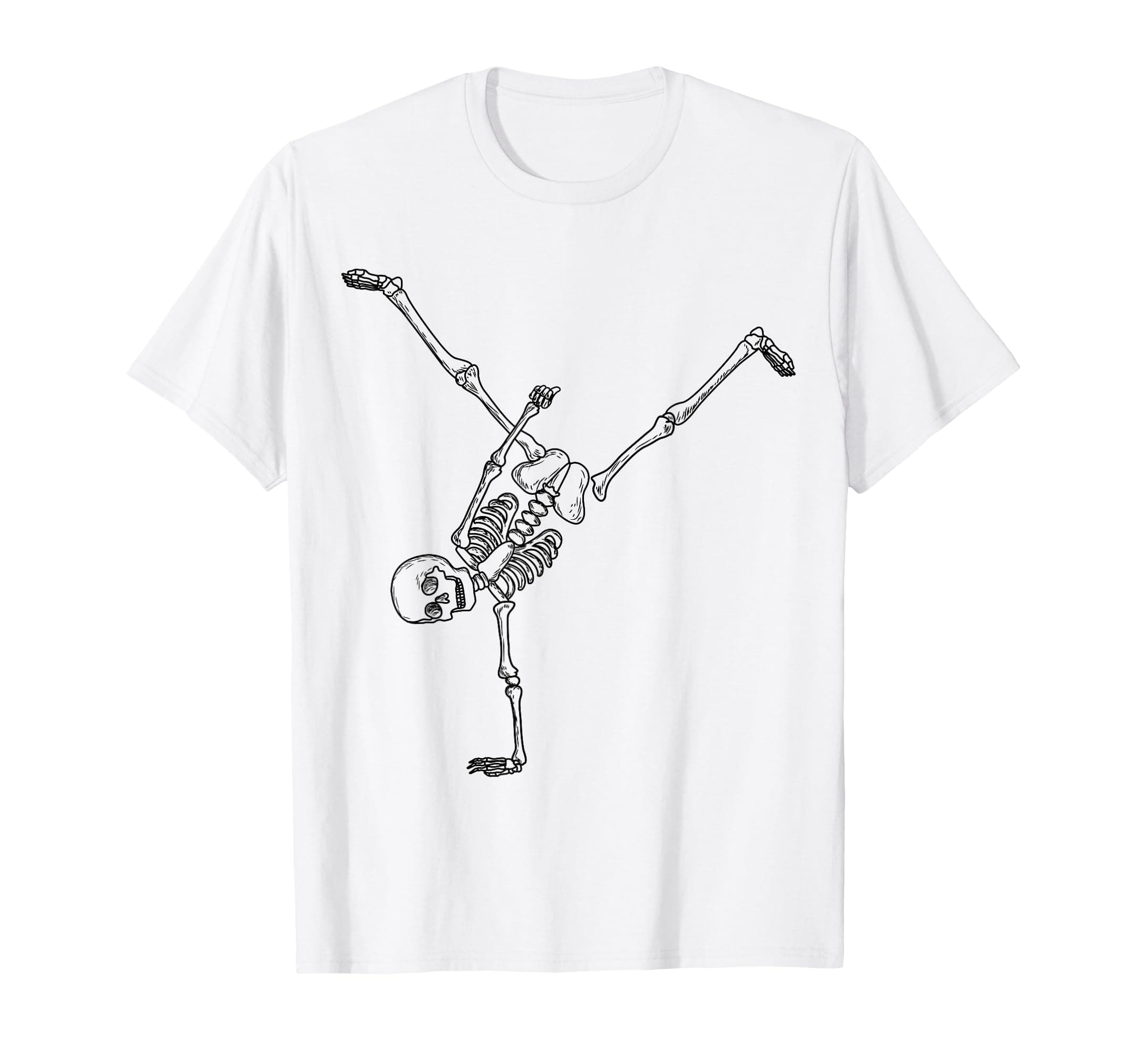Cool breakdancer gift ideasBreakdance Breakdancer Skeleton Breakdancing Kids Men T-Shirt