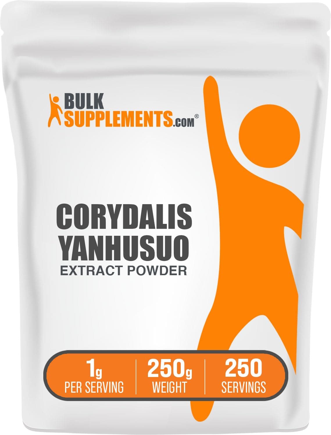 BulkSupplements.com Corydalis Extract Powder - Corydalis Root Extract, Herbal Supplement - Vegan & Gluten Free, 1g per Serving, 250g (8.8 oz) (Pack of 1)