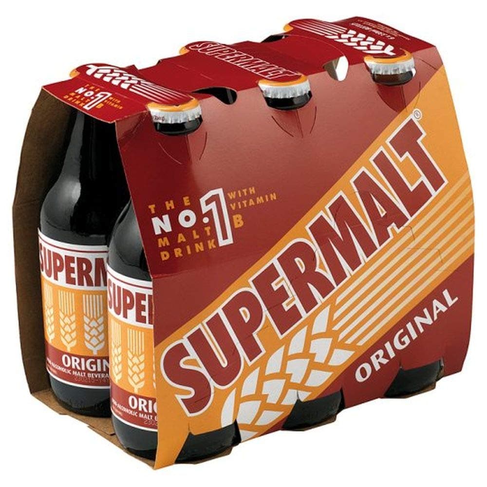 Supermalt Bottles, 6 x 330 ml