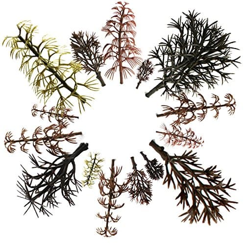 29pcs Mixed Model Trees Without Leaves 1.5-5.5 inch(4-14 cm), Model Grass, Model Train Accessories, Model Railway Scenery with No Bases