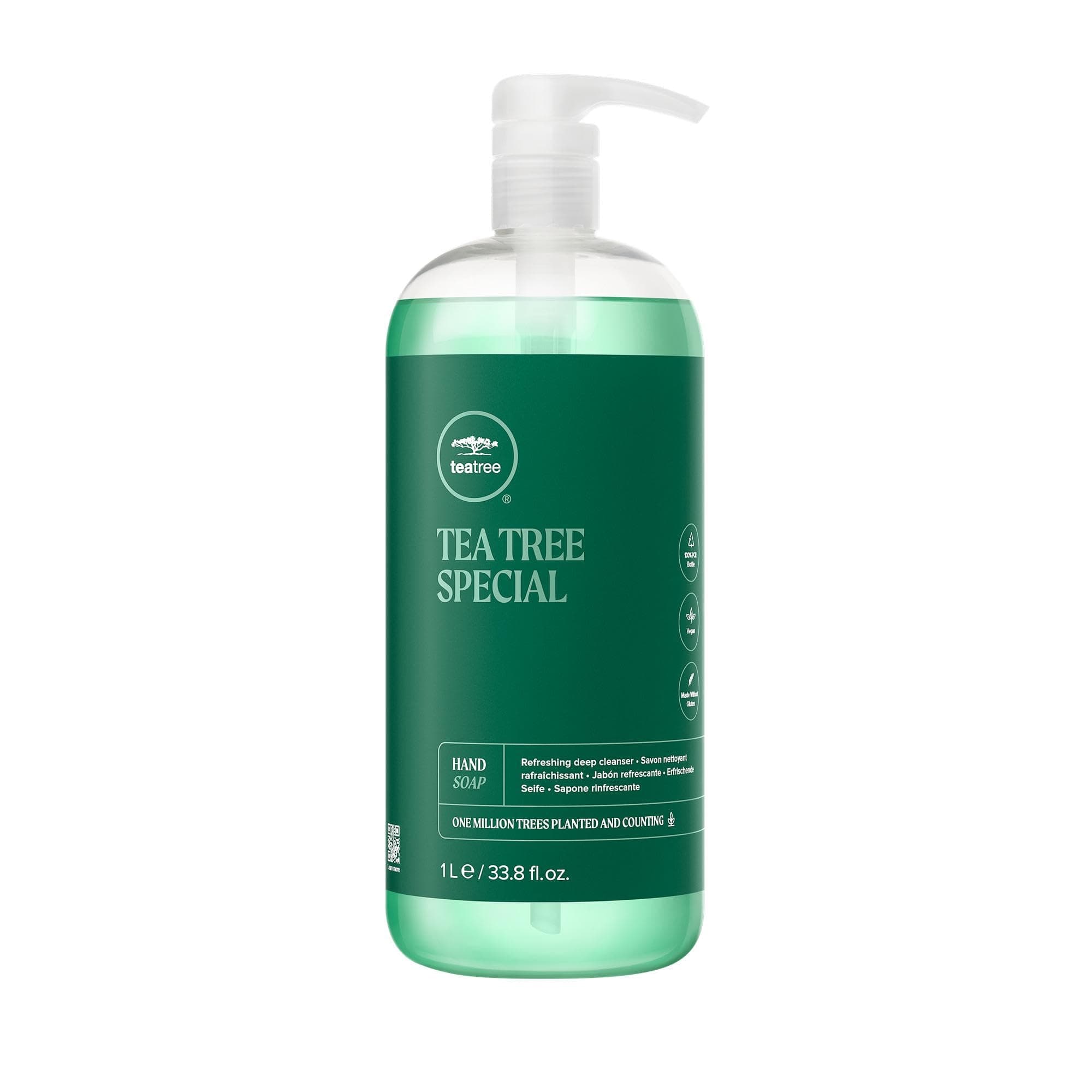 Hand Soap, Liquid Hand Wash with Tea Tree, Deep Cleans + Refreshes
