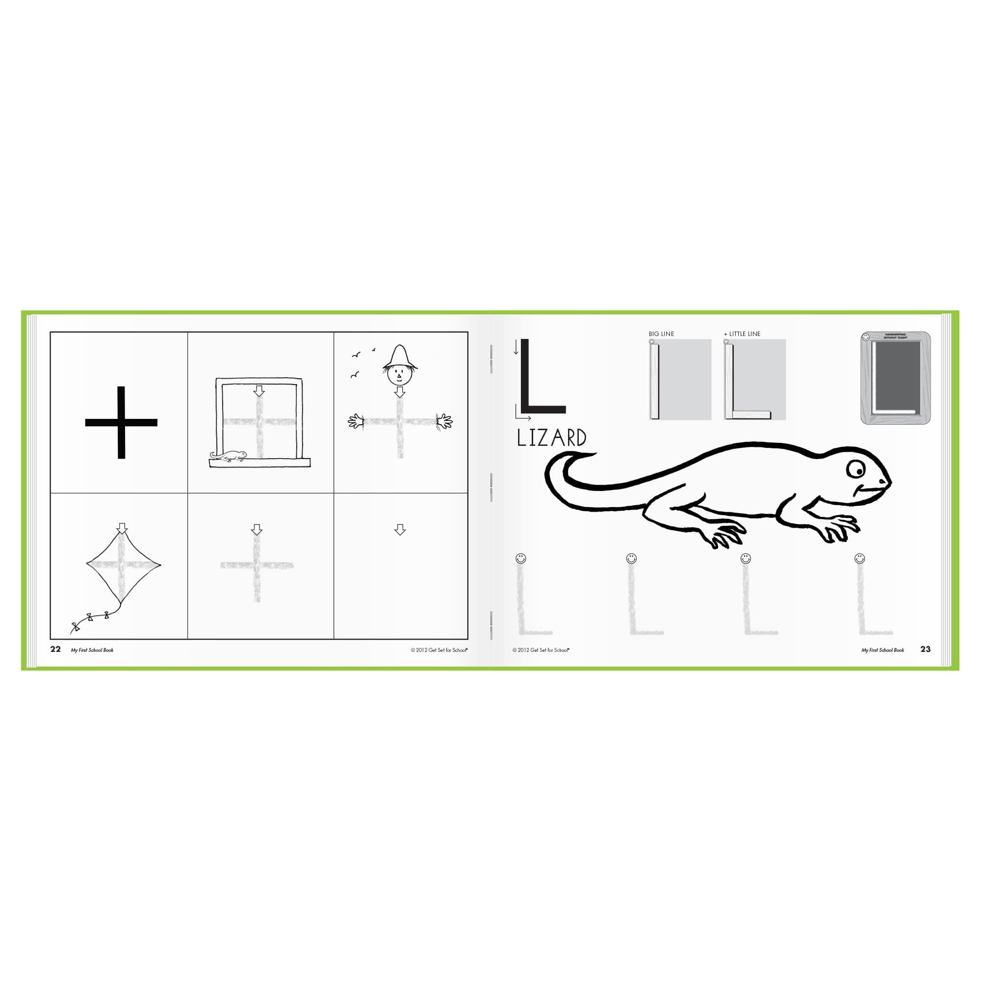 Handwriting Without Tears - Get Set For School - My First School Book - Pre-K Activity Book