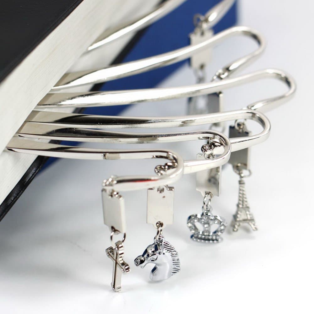 Stainless Steel metal bookmark (6 pack)