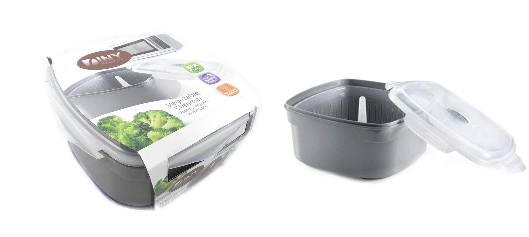 Dependable Industries inc. Essentials Microwave Vegetable Steamer Veggie Steamer