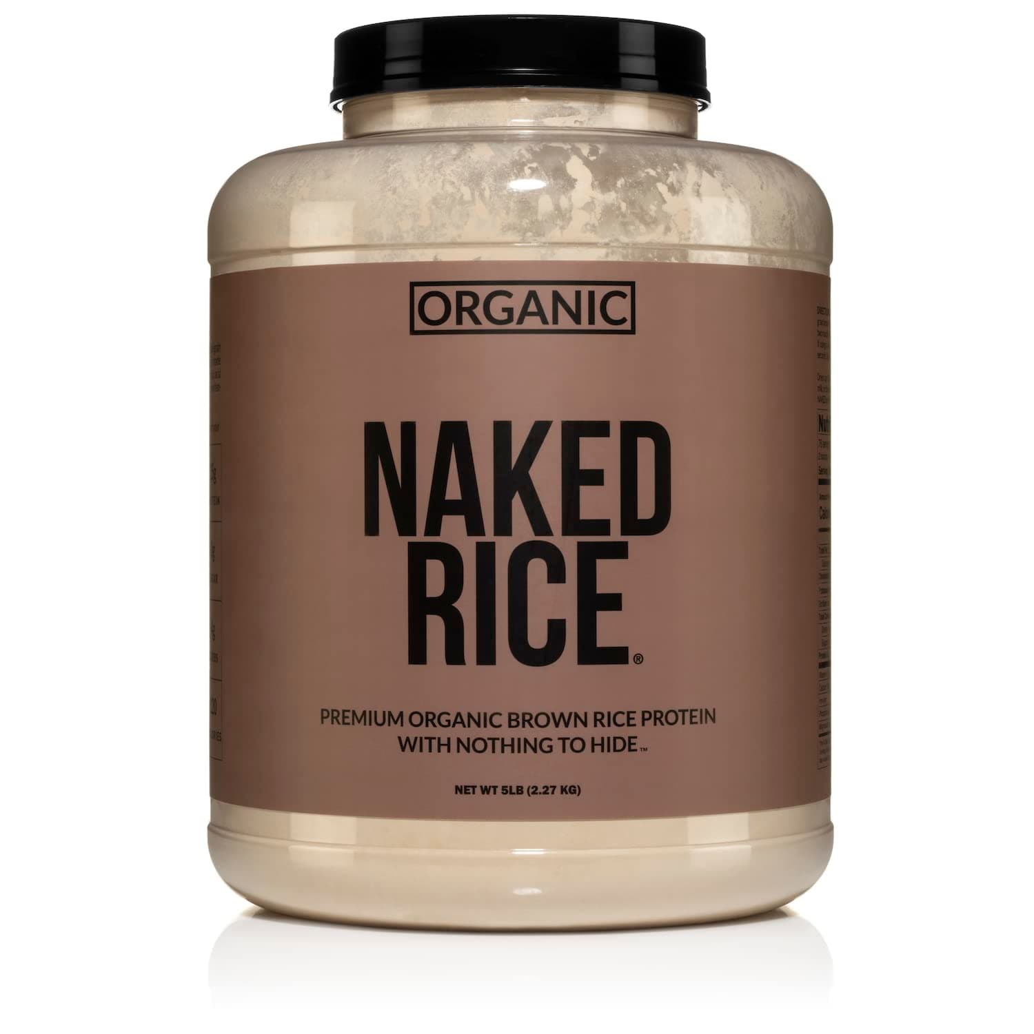 Rice - Organic Brown Rice Protein Powder - Vegan Protein Powder - 5Lb Bulk, Gmo Free, Gluten Free & Soy Free. Plant-Based Protein, No Artificial Ingredients - 76 Servings