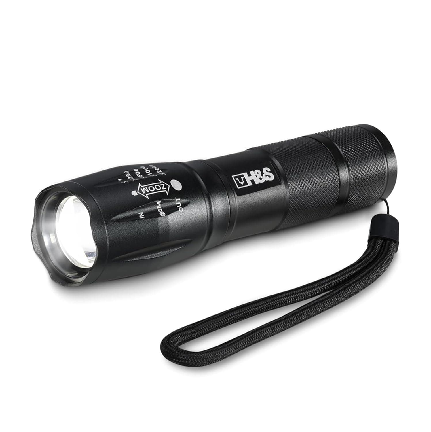 LED Torch - Hand Torches Battery Powered - Super Bright Small Camping Flashlight - Pocket Sized Mini Waterproof Torch - Powerful Flash Light for Hiking - 5 Modes