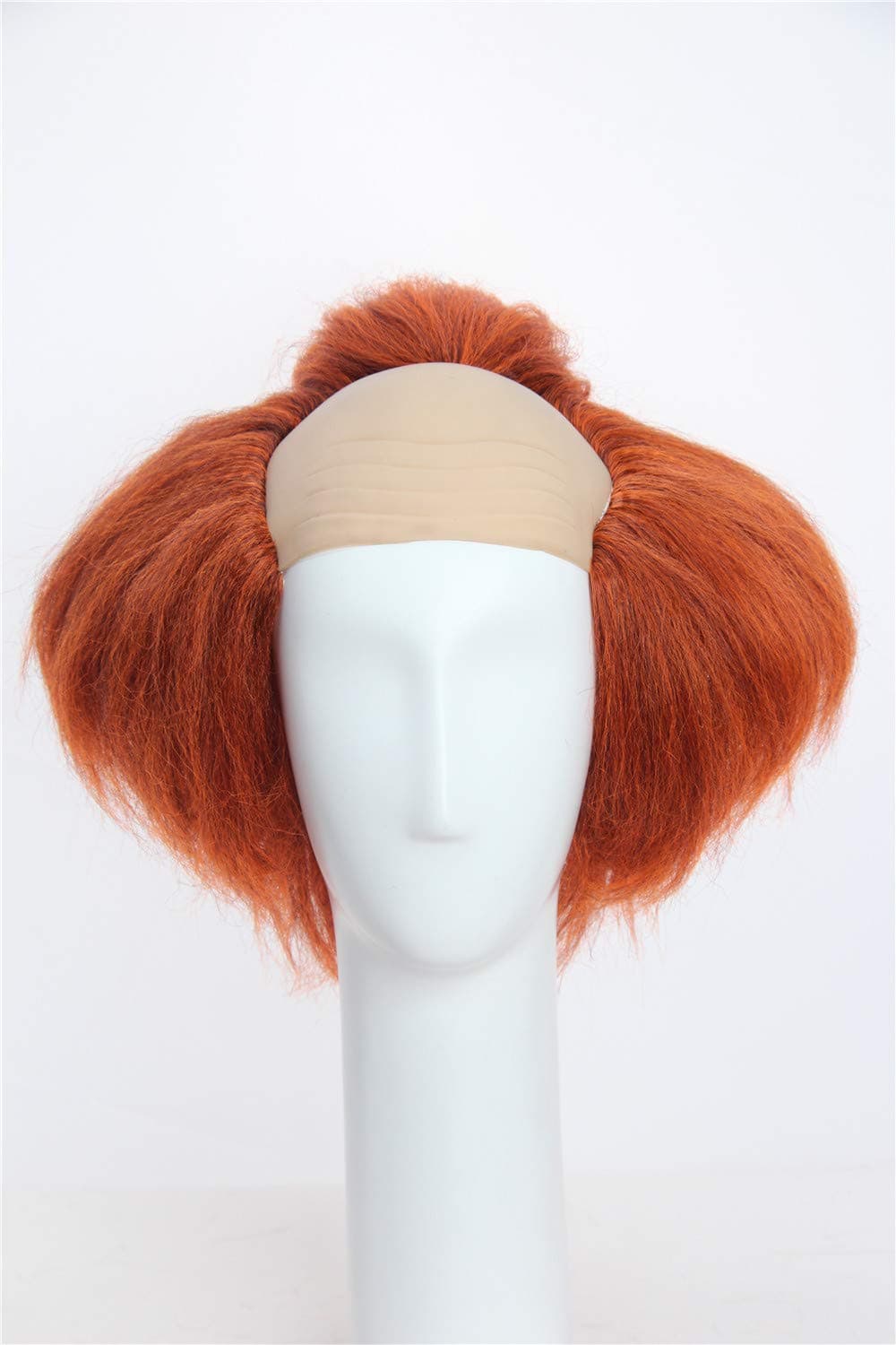 –Halloween Deep Orange Clown Wig