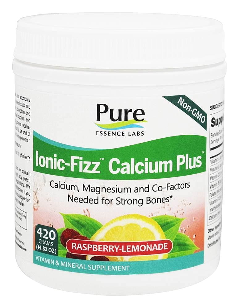 Ionic-Fizz Calcium Plus, Raspberry Lemonade, 14.82 oz (420 g),