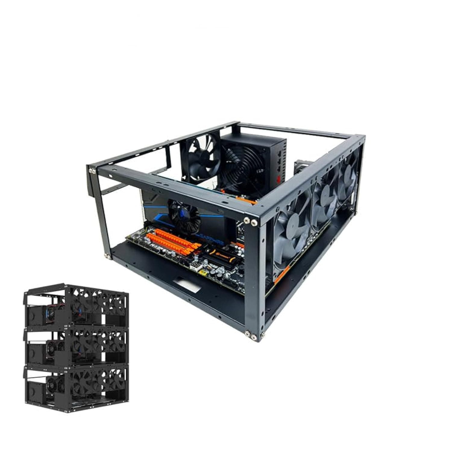 Open Air Computer Case Test Bench Rack