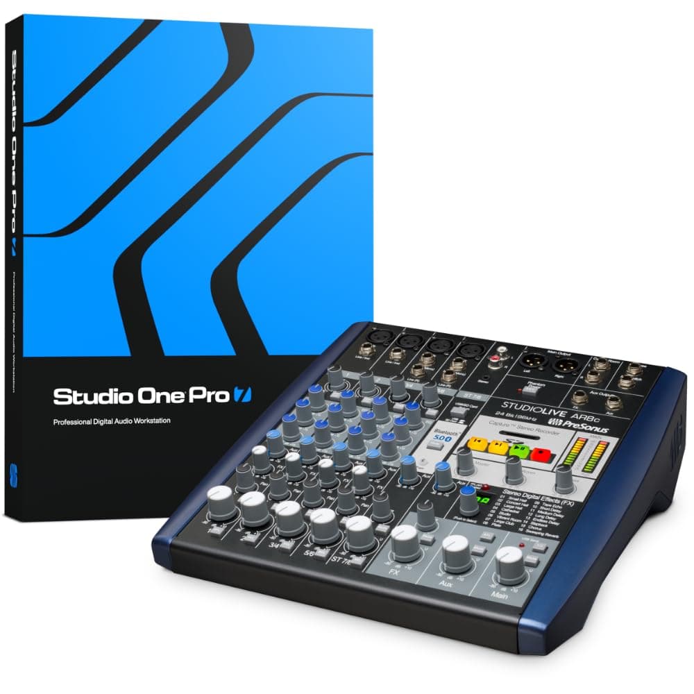 StudioLive AR8c 8-Channel USB-C Hybrid Digital/Analog Performance Mixer, Unpowered, StudioLive AR8c (8-Channel)