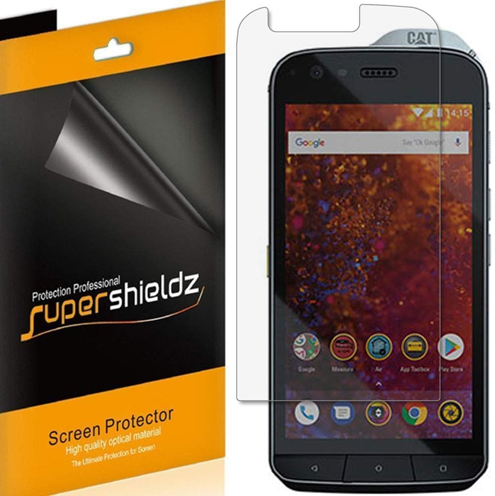 Supershieldz (6 Pack) Designed for Cat S61 Screen Protector, High Definition Clear Shield (PET)