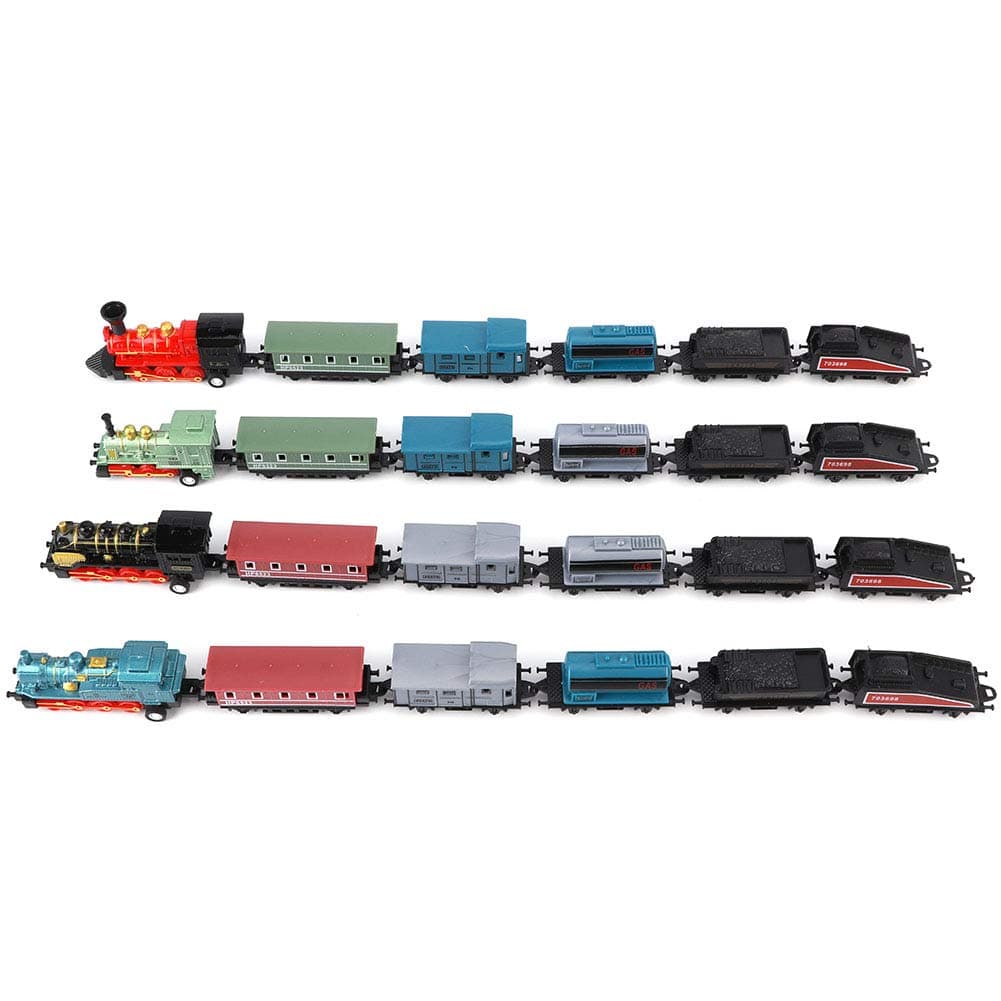 Safe Easy Operation Mini Trains Toy, Environmentally Trains Model Set, for Gifts(#1, Model)