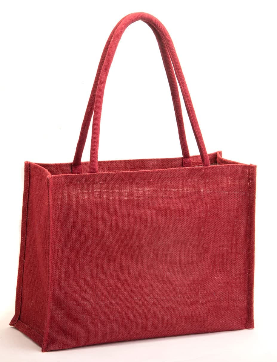 H&B Jute Shopping Bag - Solid Color