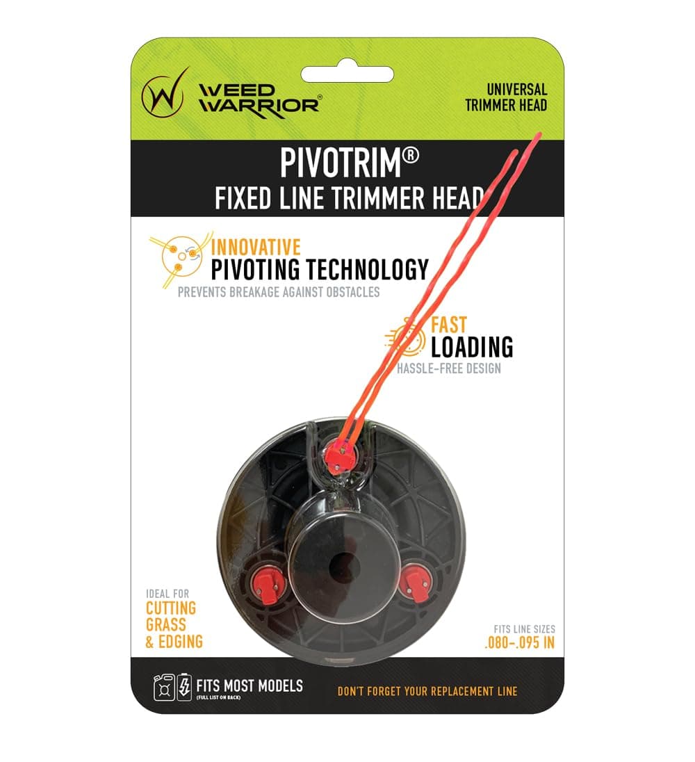 MaxPower 3317233 PivoTrim Universal Replacement Head, 3 x 3 (.080 - .095 IN) fits line sizes, Multicolor