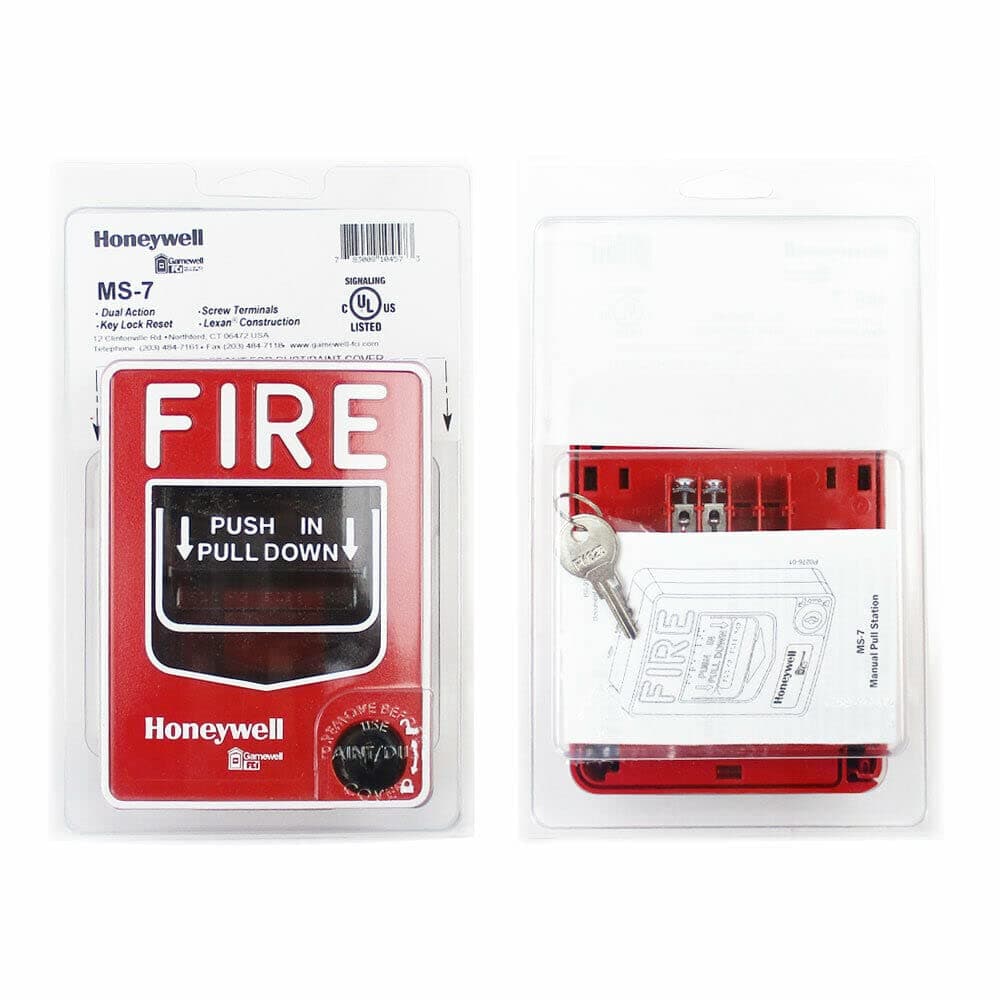MS-7 Fire Alarm Dual Action Manual Pull Station Fire Alarm
