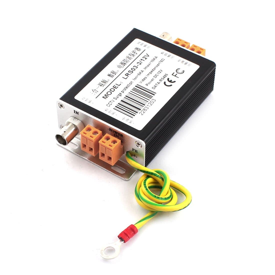 ZHuidjo DC suitablevoltageV Video Data Power Lighting Thunder High Definition Surge Protector 3 in 1 (SN: 9d2 f51 b47 43e ab1)