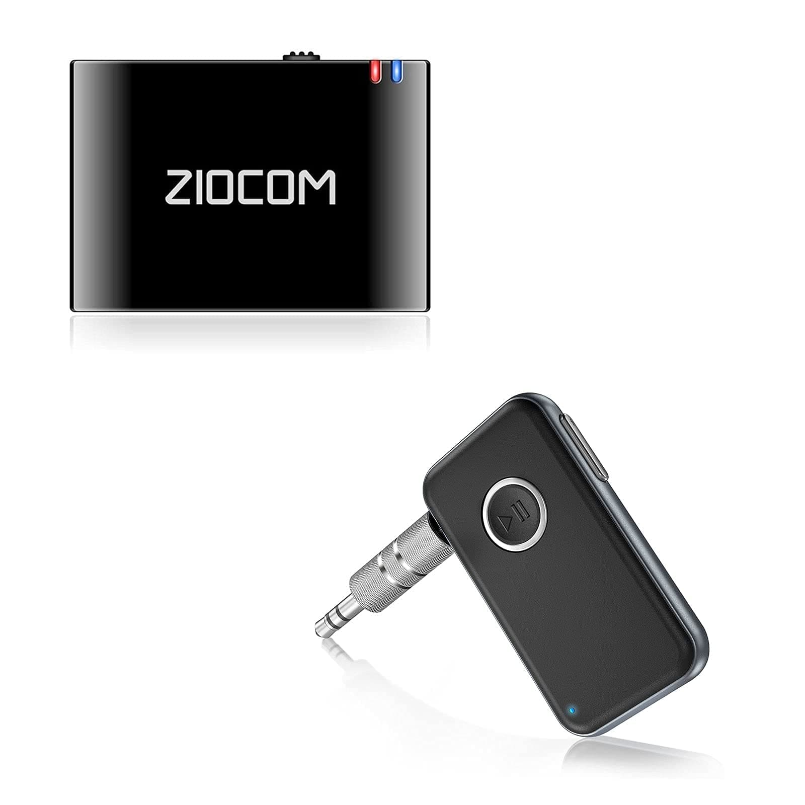 ZIOCOM 30 Pin Bluetooth Adapter Receiver for Bose iPod iPhone SoundDock Speaker & Wireless Bluetooth Aux Adapter Receiver for Car, Home Music Streaming System