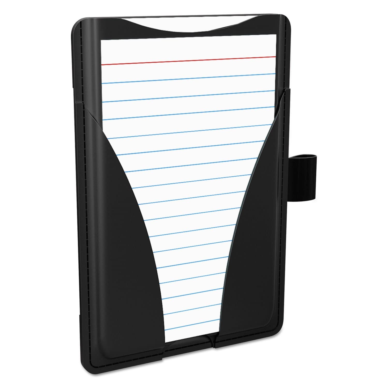 At-Hand Note Card Case, 3" x 5" Size, Black, Includes 25 Ruled Index Cards (63519)