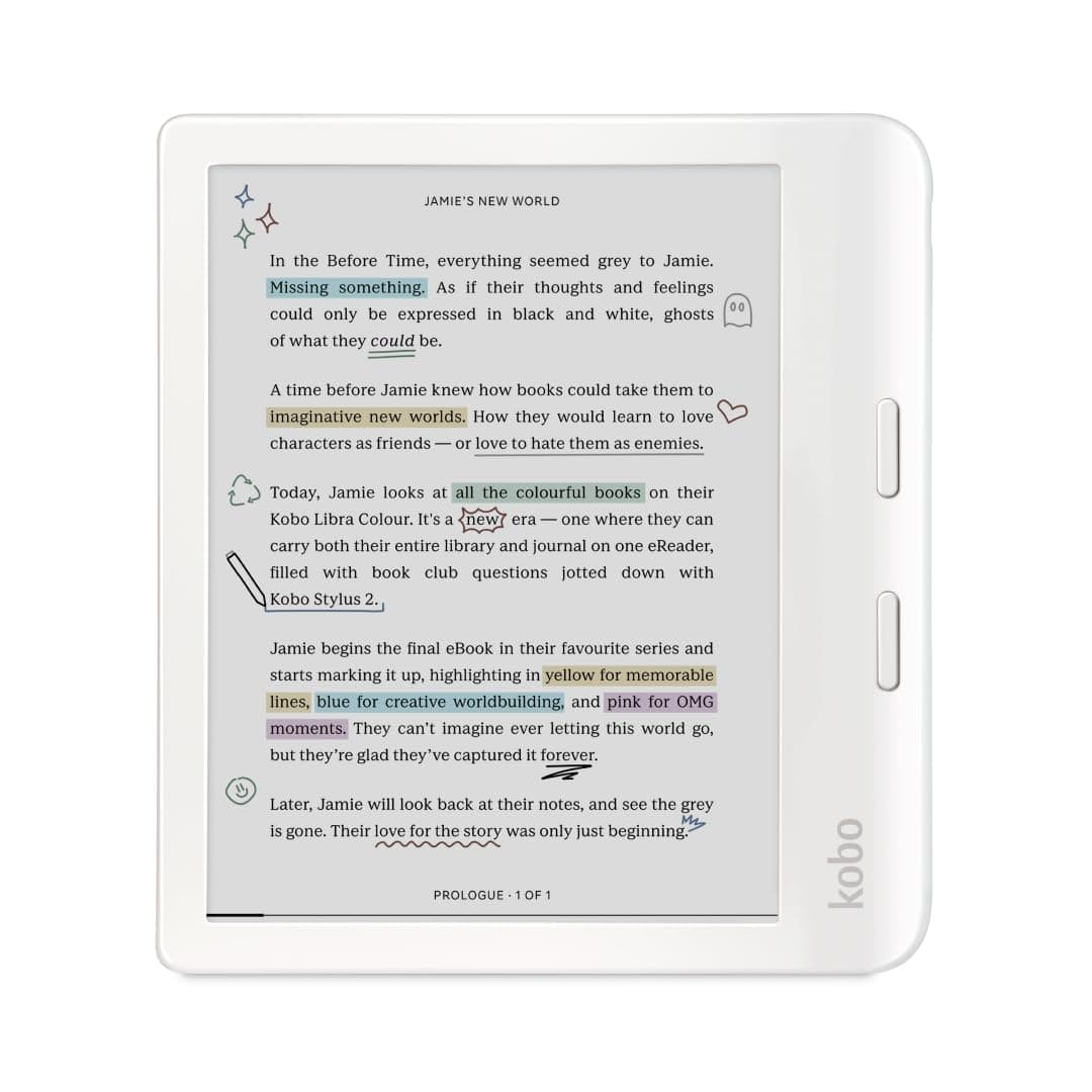 Libra Colour E Book Reader 7" White