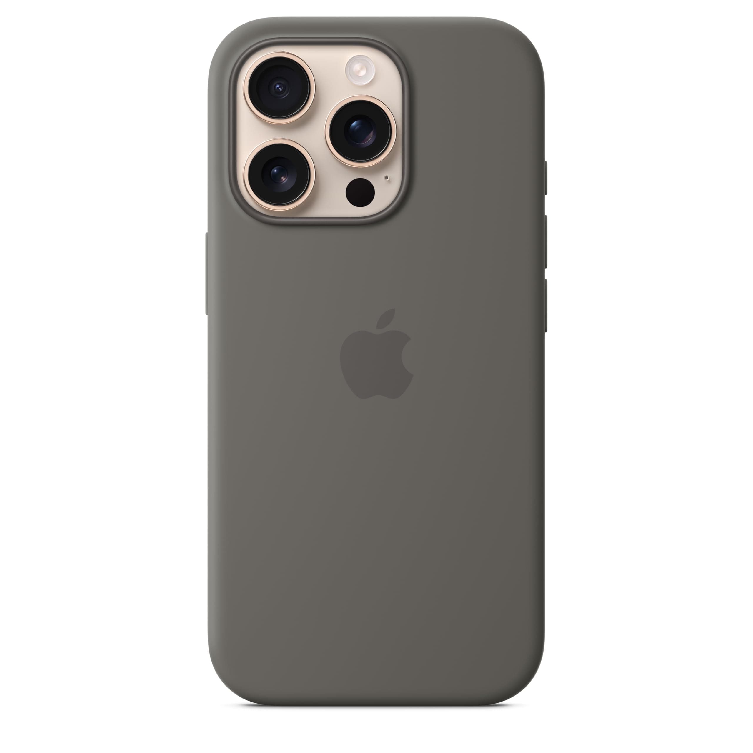 Apple iPhone 16 Pro Silicone Case with MagSafe - Stone Gray ​​​​​​​