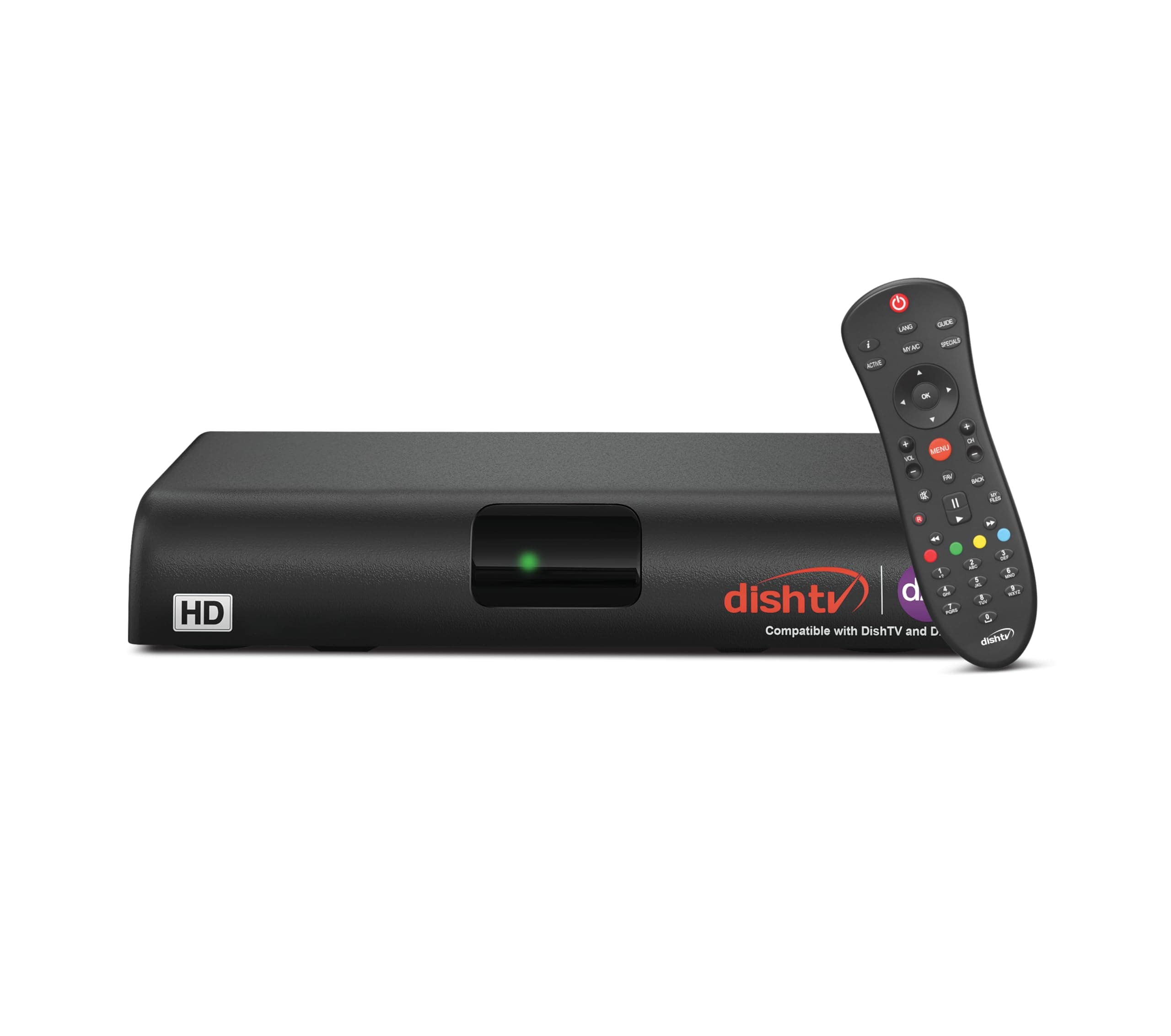 - HD Set Top Box Only | DTH Connection | 1 Month Flexi HD Pack (Odiya) + Prime Lite Subscription 190+ Channels for 2 Years | 1080p Full HD | Free Installation | Service