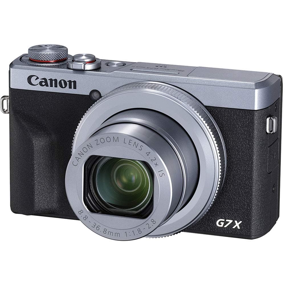 PowerShot G7X Mark III Digital Camera with 4.2x Optical Zoom Lens (Silver)
