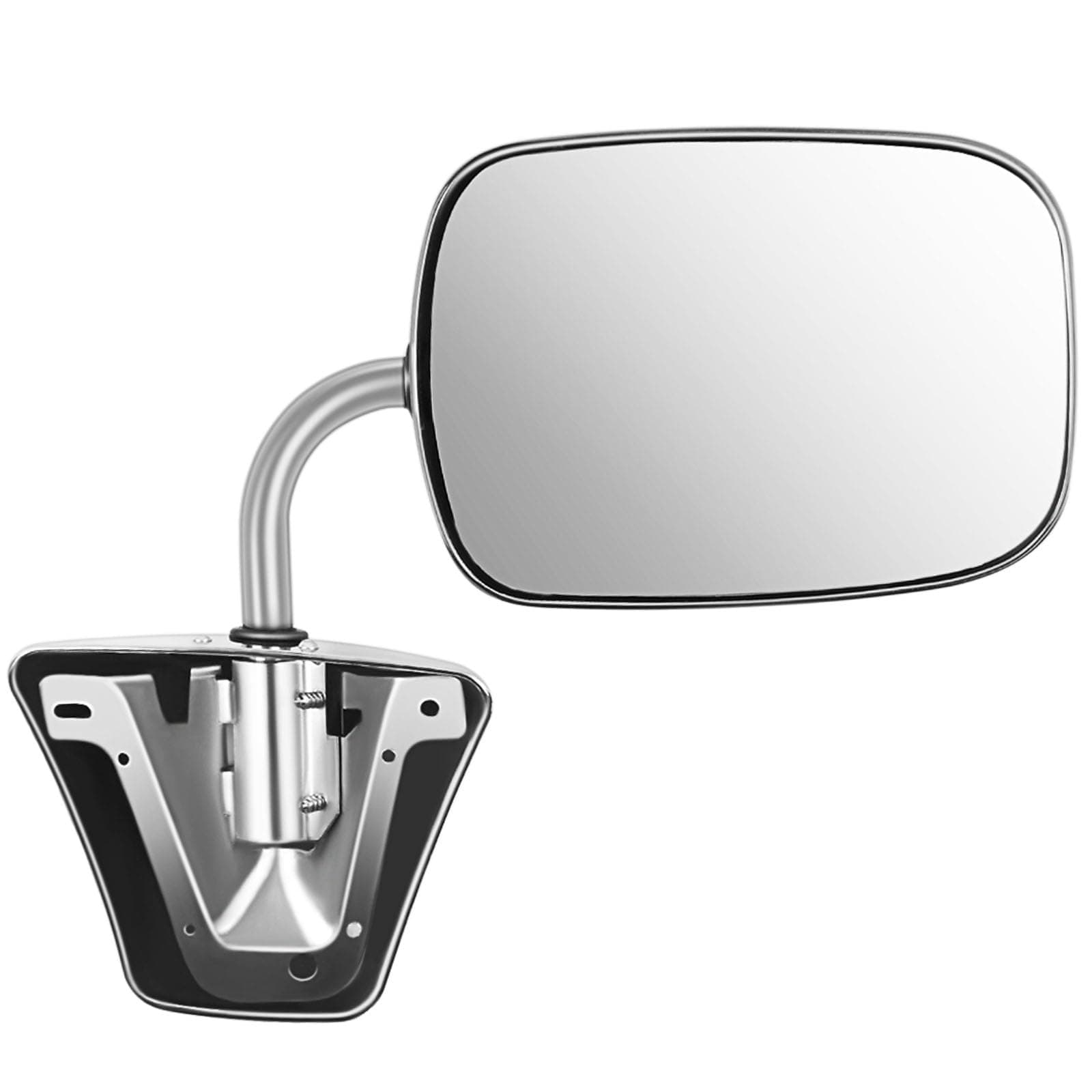 ECCPP Pair Set Fit for 1973-91 Chevy/Chevy GMC Jimmy Suburban C10 20 30/C/K1500 2500 3500/C15 25 35 Manual Stainless Mount Folding Chrome Side Mirrors