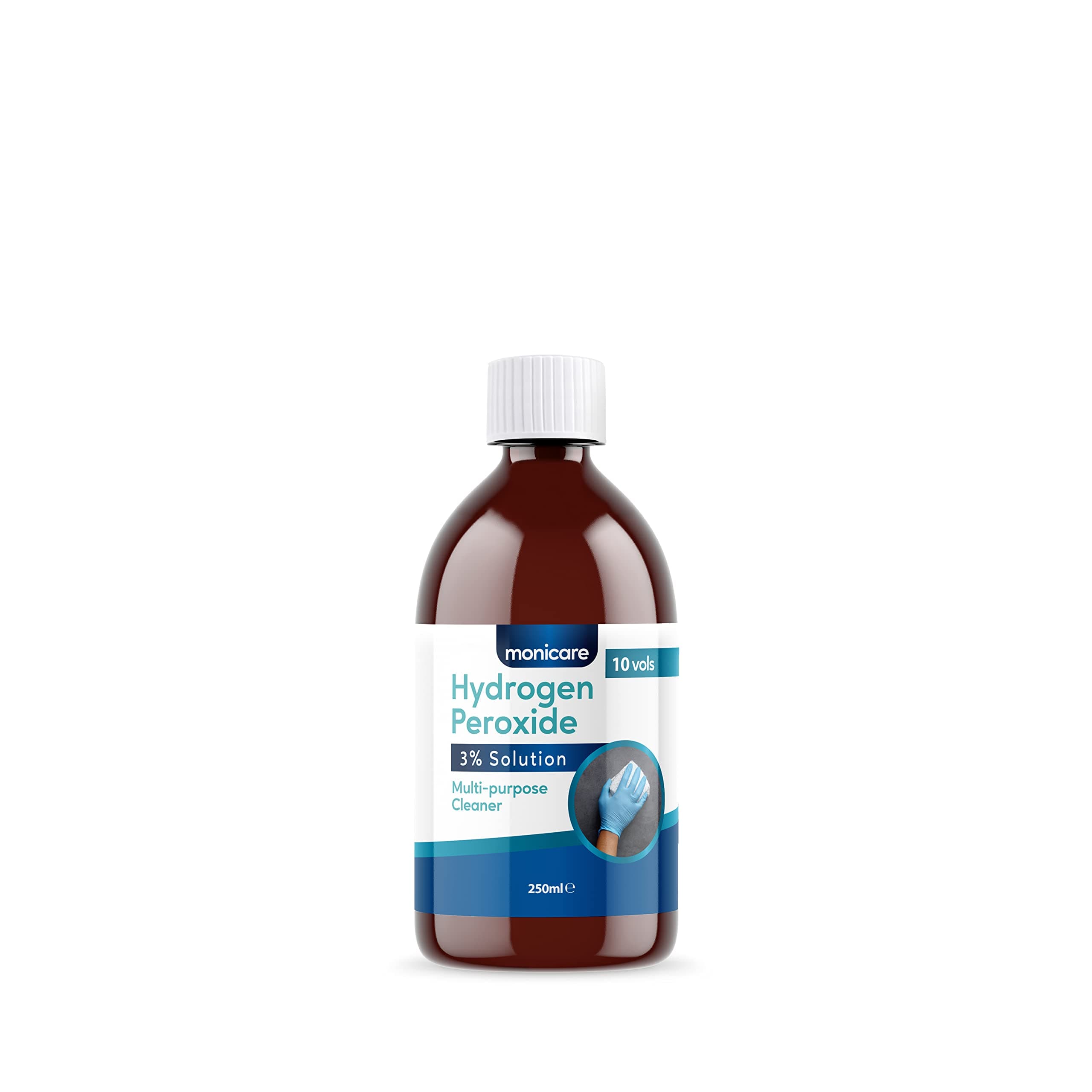 Hydrogen Peroxide 3% -250ml, 10 Vols, Clear