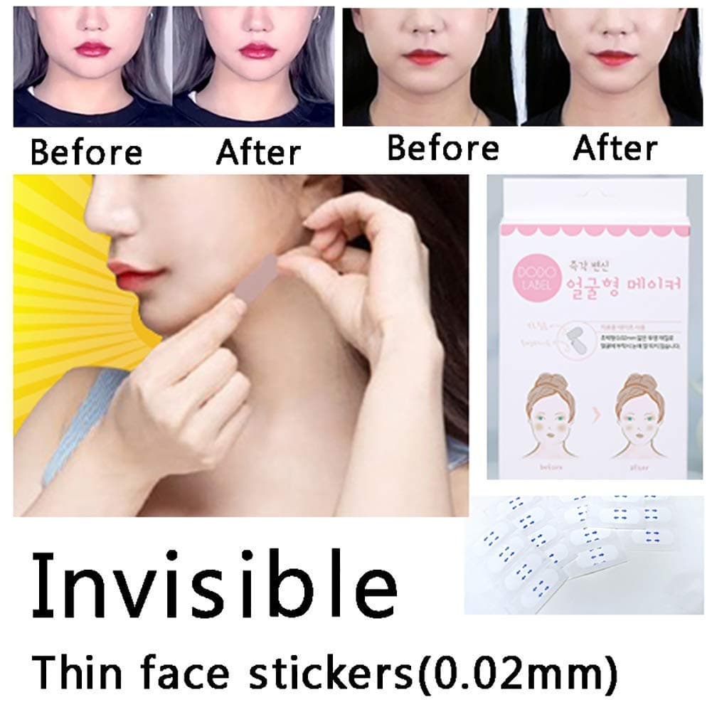 Face Lifting Patch Invisible Artifact Sticker Lift Chin Thin Face Sticker Adhesive Tape Make-up Face Lift Tools 40Pcs