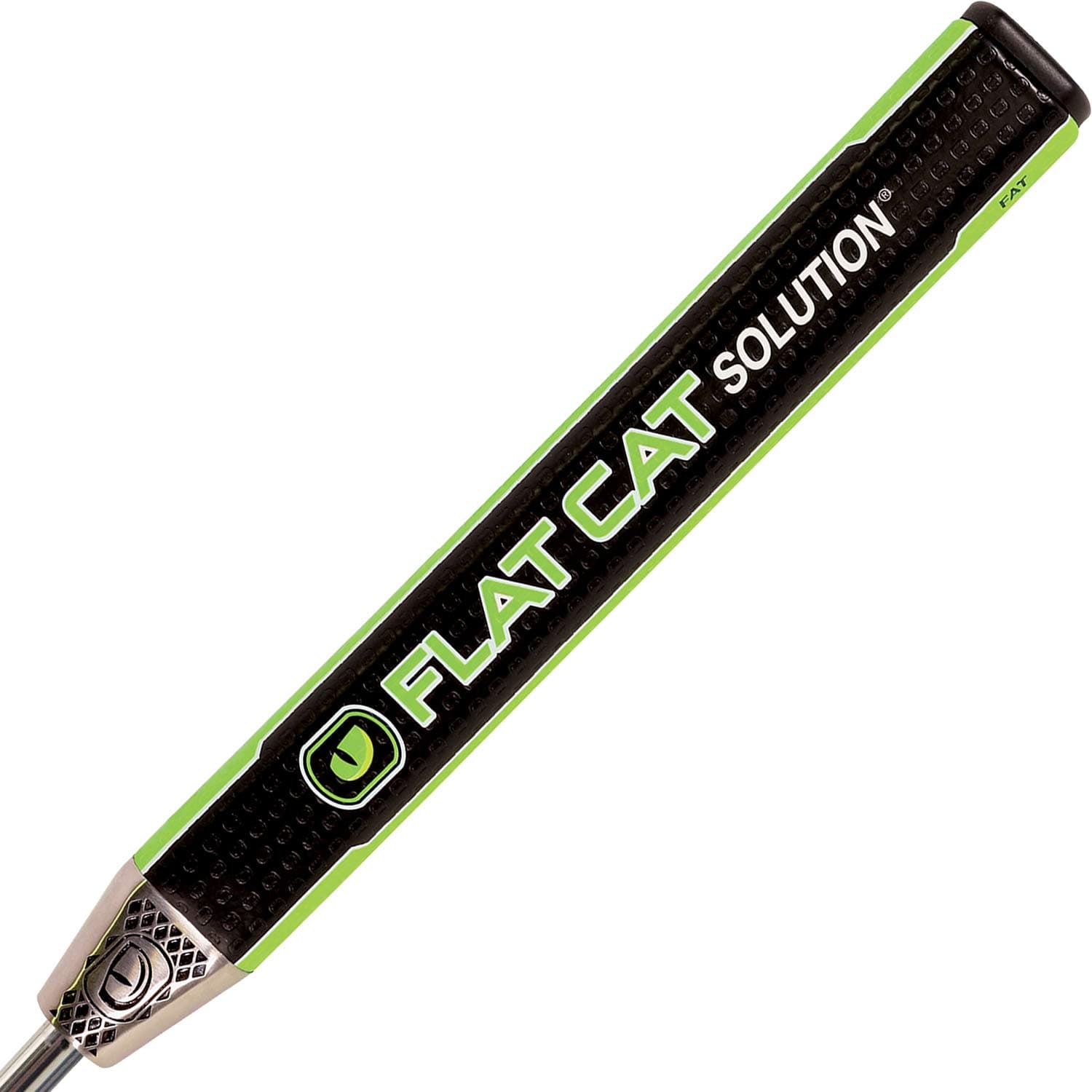 Flat CatSolution Putter Grip Svelte, Weighted Grip Reduces The Yips, Oversized Non-Tapered Golf Grip, Flat Sides Put The Putter Face in The Palm of Your Hand